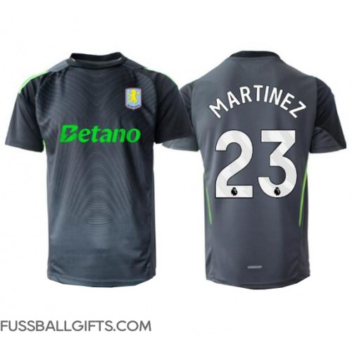 Aston Villa Emiliano Martinez #23 Torwart Fußballbekleidung Heimtrikot 2025-26 Kurzarm